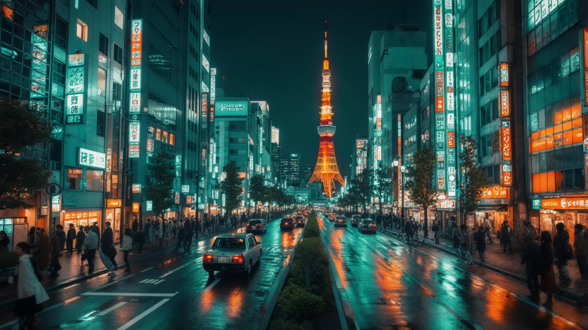 ティールアンドオレンジ