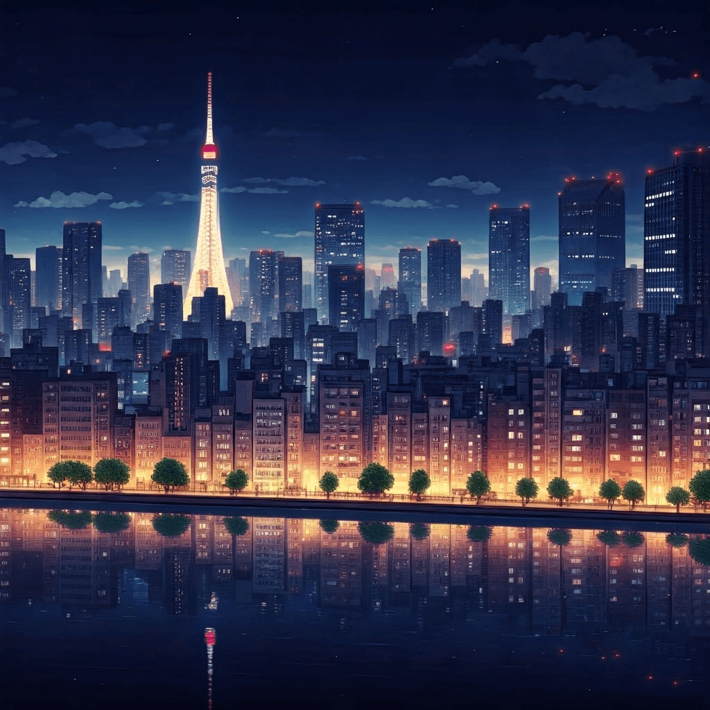 アニメ風：ジブリ風